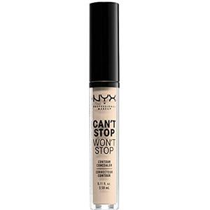 NYX Professional Makeup Correttore Can't Stop Won't Stop, Correttore Viso Liquido, Adatto a Tutti gli Incarnati, Fair, Confezione da 1