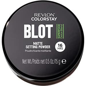 Revlon ColorStay Blot Matte Setting Powder, Cipria Opacizzante, Assorbe il Sebo, Attenua le Imperfezioni e Riduce l'aspetto dei Pori, Durata 16 Ore, 15 g