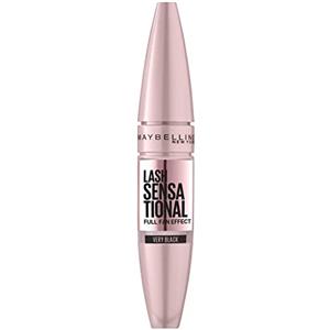 Maybelline Mascara Ciglia Sensazionali, Volumizzante, Effetto Ventaglio sulle Ciglia, Very Black, 9, 5 ml