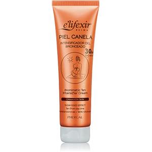 E'LIFEXIR Elifexir Piel Canela SPF 30, Gel Acceleratore dell'Abbronzatura, Abbronzatura Intensa, Waterproof, Protezione Solare UVA, UVB e IR-A, Con Monoï di Tahiti, 150 ml