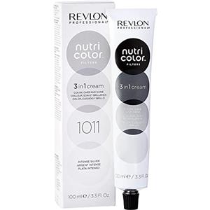 Revlon Professional Nutri Color Filters Maschera Colorata Capelli, Protettiva, Istantanea e Multidimensionale, Argento Intenso - 100 ml