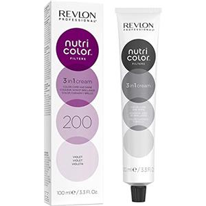 REVLON PROFESSIONAL Nutri Color Filters Maschera Colorata Capelli, Protettiva, Istantanea e Multidimensionale, Viola - 100 ml