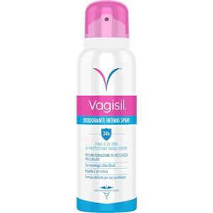 Vagisil Deodorante Intimo Spray Donna, Uso Quotidiano, Fino A 24 Ore Di Protezione Dagli Odori, Freschezza Prolungata, 125 ml