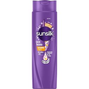 Sunsilk, Shampoo Liscio Perfetto e Balsamo 2in1, per Capelli Lisci a Lungo e Setosi, Formula Active Fusion con Olio di Argan, Proteine della Seta e Biotina per Capelli Visibilmente Sani, 250ml