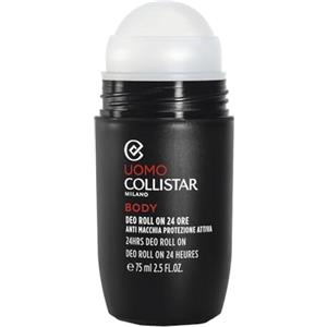 Collistar Linea Uomo Deo Roll On 24 Ore, Antimacchia - Protezione Attiva, Massima Delicatezza e unIntensa Freschezza, 75 ml, 1