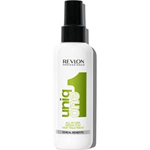 REVLON PROFESSIONAL UNIQONE GREEN TEA HAIR TREATMENT, Trattamento Doppie Punte Senza Risciacquo, Trattamento Per Capelli, Fragranza Tè Verde - 150 ml