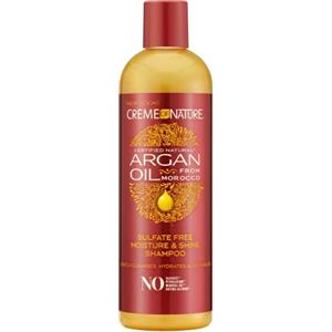 Creme of Nature Argan Oil Sulfate-Free Moisture & Shine Shampoo, Shampoo Senza Solfati all'Olio di Argan, 350 ml