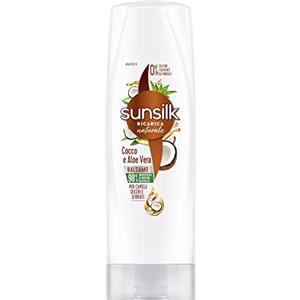 Sunsilk, Balsamo Cocco e Aloe Vera, Balsamo per Capelli Secchi e Sfibrati, Formula Nutriente e Protettiva per Capelli Visibilmente Sani, Senza Appesantire, con Cocco e Aloe Vera, 200ml