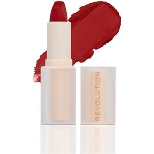 MAKEUP REVOLUTION LONDON Revolution Lasting Kiss Rossetto, Formula Matte, Lunga Tenuta, CEO Brick Red