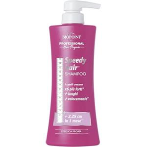 Biopoint Speedy Hair - Shampoo, Deterge Delicatamente E Protegge La Fibra Capillare, Azione Stimolante Per Una Crescita Più Rapida Dei Capelli, 400 Ml