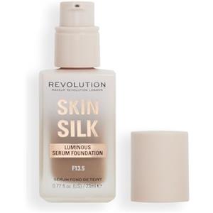 MAKEUP REVOLUTION LONDON Makeup Revolution, Skin Silk Serum Foundation, Light to Medium Coverage, Contains Hyaluronic Acid, F13.5, 23ml