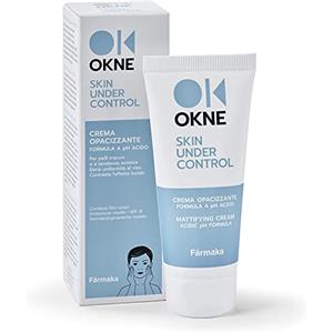 OKNE Crema Viso Opacizzante Idratante Purificante per Pelle Grassa e Mista contro Acne 40 g