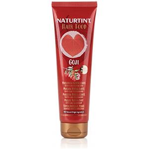 Naturtint, Maschera HairFood al Goji, Effetto Flash Rivitalizzante e Ringiovanente, Ripara, Idrata e Ammorbidisce, Specifica per Capelli Opachi, 99% di Ingredienti Naturali, Metodo Curly, 150ml