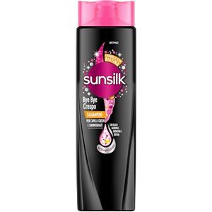 Sunsilk, Shampoo Bye Bye Crespo, Shampoo per Capelli Crespi, Dona Capelli Morbidi, Visibilmente Sani e Luminosi, Formula Active Fusion Arricchita con Olio di Macadamia, Elastina e Biotina, 250 ml