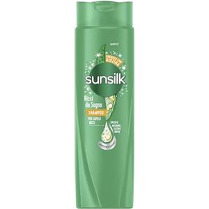 Sunsilk, Shampoo Ricci da Sogno, Shampoo per Capelli Ricci Definiti ed Elastici, Formula Active Fusion Arricchita con Olio di Macadamia, Elastina e Biotina per Visibilmente Capelli Sani, 250ml