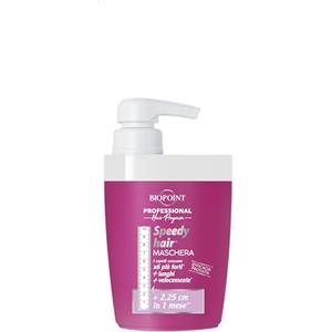 Biopoint Speedy Hair - Maschera Capelli, Dona Forza e Vitalità alla Chioma, Azione Stimolante per una Crescita più Rapida dei Capelli, 300 ml