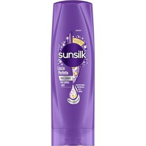 Sunsilk, Balsamo Liscio Perfetto, Balsamo per Capelli Lisci a Lungo e Setosi, Formula Active Fusion con Olio di Argan, Proteine della Seta e Biotina per Capelli Visibilmente Sani, 200 ml