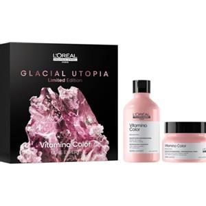 L'Oréal Professionnel, Cofanetto Regalo, Shampoo + Maschera, Per Capelli Colorati, Capelli Morbidi, Luminosi e Idratati, Arricchito con Niacinamide, Vitamino Color, 300 ml + 250 ml