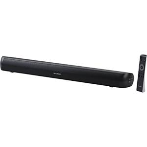 Sharp HT-SB107 2.0 - Mini soundbar Bluetooth con HDMI ARC/CEC, potenza totale 90 W, colore: Nero