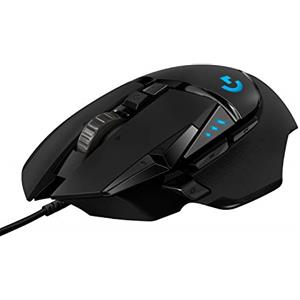 Logitech G G502 HERO Mouse Gaming Prestazioni Elevate, Sensore HERO 25K, 25.600 DPI, RGB, Pesi Regolabili, 11 Pulsanti Programmabili, Memoria Integrata, PC/Mac/Laptop, Nero