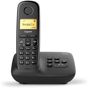 Gigaset A270A Telefono Cordless, con Segreteria Telefonica, Nero [Versione Italiana]