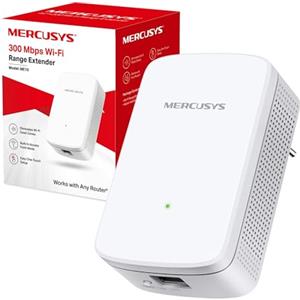 Mercusys TP-Link ME10 Ripetitore Wireless WiFi Extender e Access Point, Velocità Single Band 300Mbps, Porta LAN, Potenzia la tua Copertura Wi-Fi, Compatibile con Modem Router