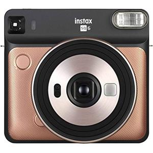 instax Fujifilm Instax Square SQ6 Fotocamera Istantanea per Foto Formato Quadrato 62 x 62 mm, Blush Gold