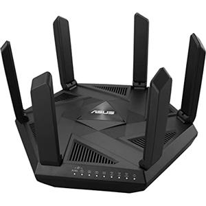 ASUS AXE7800 Router estendibile con Mobile Tethering, alternativa ai Router 4G 5G Tri-band WiFi 6E (802.11ax), 6GHz 2.5G, ASUS Safe Browsing, AiProtection Pro, Parental Control, Link Aggregation