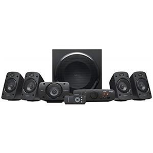 Logitech Z906 5.1 Sistema di Altoparlanti Audio Dolby Surround, Certificato THX, Dolby e DTS, ‎Potenza 1000 Watt, Multidispositivo, Con Telecomando, Presa EU/IT, PC/PS4/Xbox/TV/Smartphone/Tablet