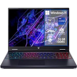 Acer Predator Helios Neo 16 PHN16-72-99FK Notebook Gaming, Processore Intel Core i9-14900HX, RAM 16 GB, 1024 GB SSD, Display 16