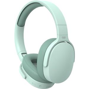 Trevi DJ 12E45 BT Cuffie Wireless con Microfono e Lettore MP3 Incorporati, Ingresso AUX-IN, con Archetto Pieghevole, Compatibili con Smartphone e PC, Autonomia 5-7 Ore, Ricarica in 1-2 Ore, Verde