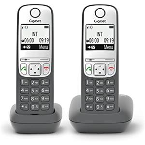 Gigaset AS485 Duo, Telefoni Cordless, Vivavoce, Trasferimento di chiamata, Tastiera Illuminata, Chiamate interne tra i due portati, [Italia]