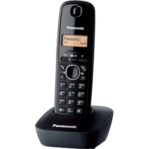 Panasonic KX-TG1611JTH Telefono Cordless Digitale, Unità Base e Ricevitore Singolo, ID Chiamante, Batteria Lunga Durata, Display LCD, Rubrica, Memoria di Riselezione, Sveglia, Grigio Antracite