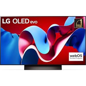 LG OLED evo 48'', Serie C4 2024, OLED48C46LA, Smart TV 4K, Processore α9 Gen7, OLED Dynamic Tone Mapping Pro, 40W, Dolby Vision, 4 HDMI 2.1 4K@144Hz, GSync, VRR, Alexa, ThinQ AI, webOS 24, Umber Brown