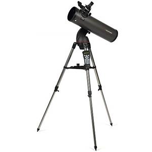 Celestron 31145 NexStar 130SLT Telescopio riflettore newtoniano computerizzato portatile con montatura a forcella a sgancio rapido, vassoio accessori e software 