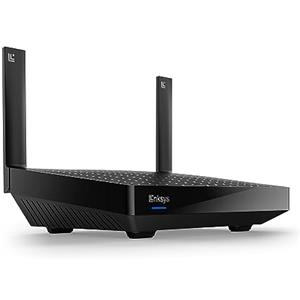 Linksys Hydra Pro 6 Router Wi-Fi 6 Mesh Dual Band(AX5400), Funziona con il Sistema WiFi per Tutta la Casa Velop, Gaming Router, Internet wifi, Filtro Famiglia e Rete Ospite Tramite l'App Linksys, nero