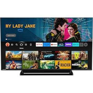 Toshiba Smart Fire TV 43 Pollici Ultra HD 43UF3F63DAR, TV 4K 43 Pollici con Alexa Integrata, Televisore LED Compatibile con Alexa, DVB-T2, Tecnologia LED, Dolby Vision, HDMI 2.1, Dolby Atmos