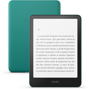 Amazon Nuovo Amazon Kindle Paperwhite (16 GB) | Il nostro Kindle più veloce di sempre, nuovo schermo antiriflesso da 7'', la batteria dura settimane | Con pubblicità | Verde giada