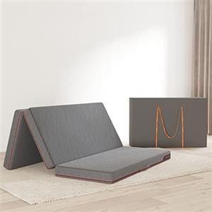 Sweetnight 3 in 1 Materasso Pieghevole - Memory Foam Materasso da viaggio, Salvaspazio Materasso Topper Alto 10 cm, 140x190