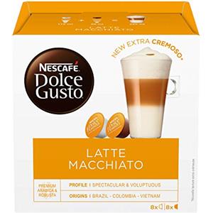 NESCAFÉ DOLCE GUSTO NESCAFÉ DOLCE GUSTO Latte Macchiato con Caffè, 6 Confezioni da 16 Capsule (96 Capsule Compatibili Nescafé Dolce Gusto)