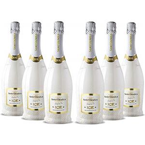 Sant'Orsola - Spumante ICE Demi Sec 11%, Ottimo con Ghiaccio, Gusto Secco con Note Fruttate, 6x750 ml