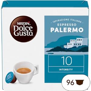 NESCAFÉ DOLCE GUSTO NESCAFÉ DOLCE GUSTO Espresso Palermo Caffè, 6 Confezioni da 16 capsule (96 capsule)