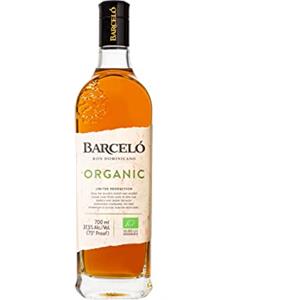 Ron Barceló Organic - Bottiglia da 700 ml di Rum Biologico della Repubblica Dominicana, Produzione Limitata, Invecchiato in Botti di Rovere Nuove, Astuccio in Fibra Vegetale