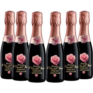 Bottega Il Vino Dell'Amore Petalo Moscato Spumante Dolce - 6 x 200ml