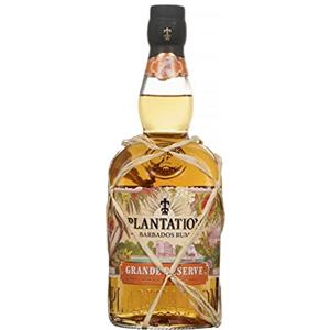 Plantation Rum Grande Réserve, 700ml, Ideale per Cocktail e Mai Tai, Note Calde e Tropicali, Rum Scuro Artigianale delle Barbados, Invecchiato 4 Anni fra i Caraibi e la Francia, Idea Regalo, 40% Vol.