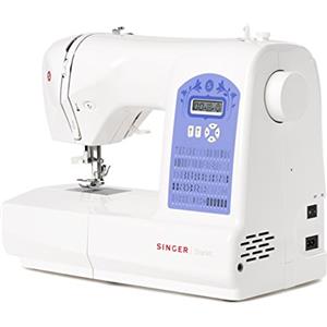 Singer Starlet 6680 - Macchina da cucire elettrica con pedale e 80 punti di cucito (utili, elastici, ornamentali) Adatta per Quilt e Patchwork. Automatica e con display multifunzione