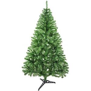 SOLAGUA NAVIDAD Albero di Natale artificiale Foglia di orpello Abete 120-210cm Alberi C/supporto in plastica (Verde Brillante, 120cm 184Tips)