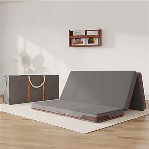 Sweetnight 3 in 1 Materasso Pieghevole - Memory Foam Materasso da viaggio, Salvaspazio Materasso Topper Alto 10 cm, 120x190