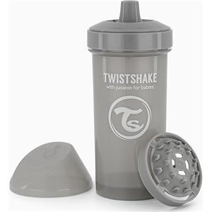 Twistshake Biberon a Prova di Perdite con Beccuccio Rigido e Frullatore per Frutta - 360ml | Bottiglia da Ginnastica per Bambini | Bottiglie D'acqua per Bambini a Prova di Fuoriuscita | Bicchiere Antigoccia per Bambini | Bicchiere per Bebè Senza BPA | Taz