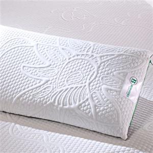 Bedshire Pillow Cuscino Cervicale Ortopedico Guanciale in Memory Foam da Letto Ergonomico per Collo